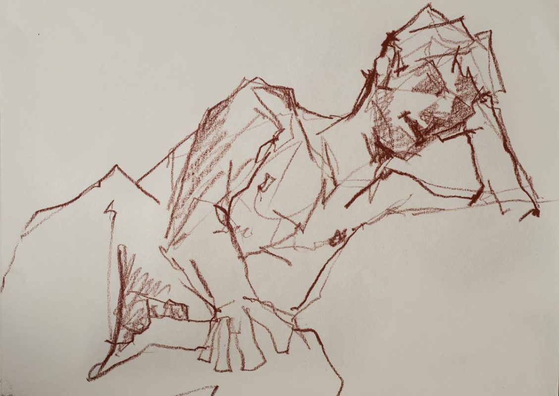 Sébastien, crayons, a3, 2019