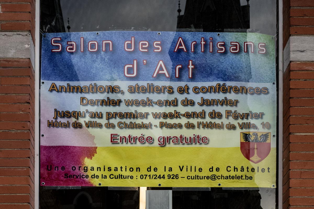 Salon des artisants d'art - Châtelet, janvier 2019